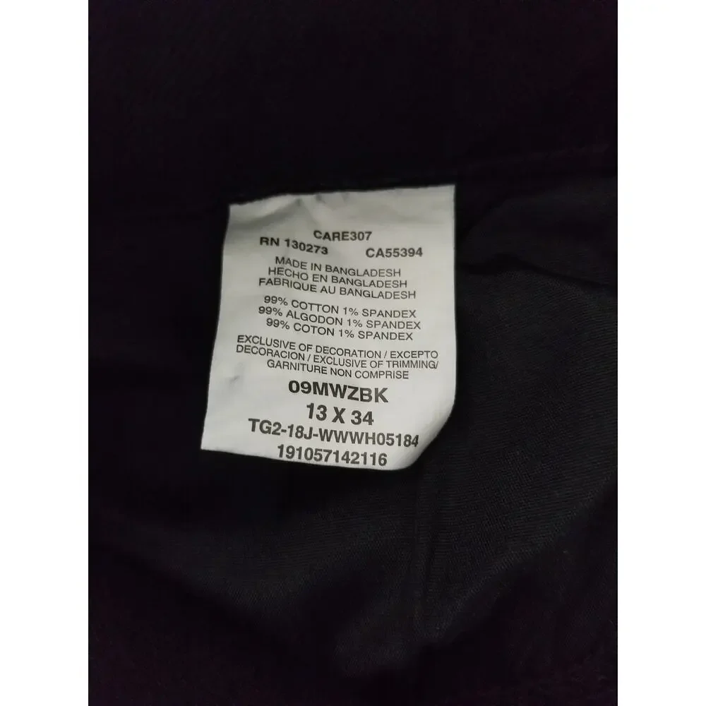 Wrangler Bootcut Black Jeans Women's Juniors (13x34) 09MWZBK